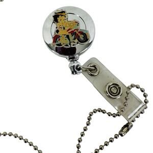 Custom made Betty Boop retractable badge‎ holder